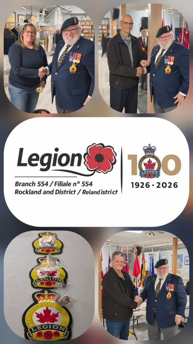 🎉 Welcome New Members! 🇨🇦Please join us in welcoming Comrades Villeneuve, Cecire, and Bastonnais to Royal Canadian Legion Branch 554 – Rockland and District! 👏As we celebrate our Centenary (100th Anniversary), membership is FREE for all new members — now is the perfect time to join!👉 Be part of the next 100 years.📩 president.rcl554@gmail.com ---🎉 Bienvenue à nos nouveaux membres! 🇨🇦Souhaitez la bienvenue aux camarades Villeneuve, Cecile et Bastonnais à la Filiale 554 – Rockland et district! 👏À l’occasion de notre centenaire, l’adhésion est GRATUITE pour les nouveaux membres — c’est le moment idéal pour se joindre à nous!👉 Faites partie des 100 prochaines années.📩 president.rcl554@gmail.com #RCL554 #LegionCentenary #JoinUs #Joignezvous